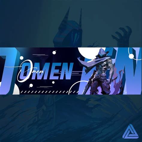 Omen Valorant Banner Poster Design Layout Desktop Wallpaper Art Banner