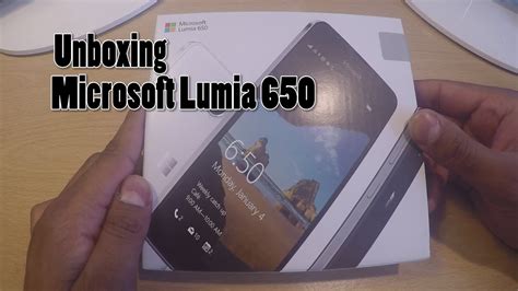 Microsoft Lumia 650 Unboxing Youtube