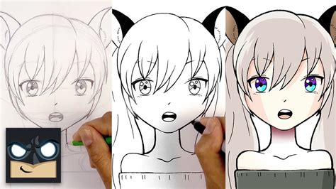 How To Draw Anime Girl Face Easiest Tutorial For Beginners