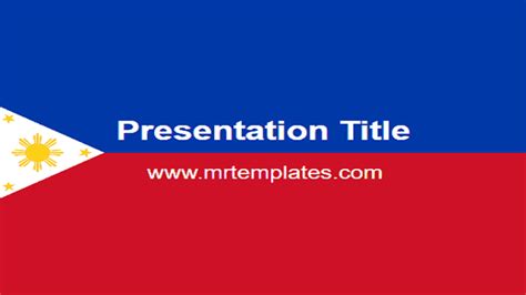 Philippines PPT Template GraphicXtreme