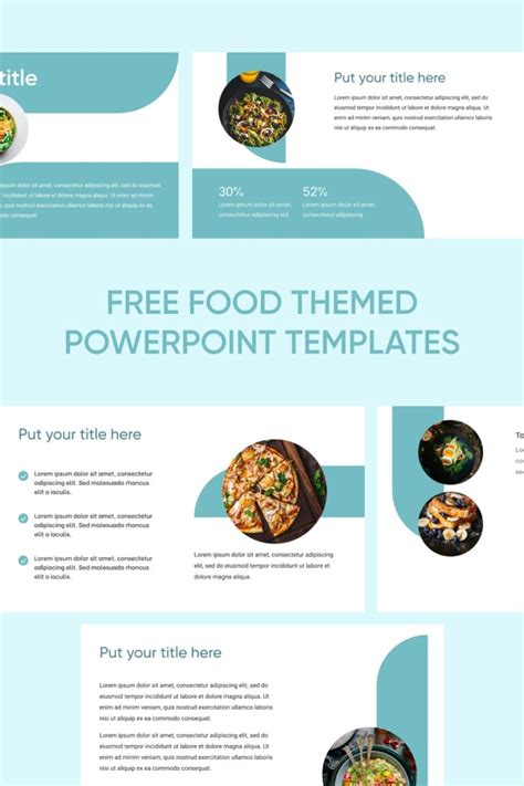 Free Food Themed Powerpoint Templates Masterbundles
