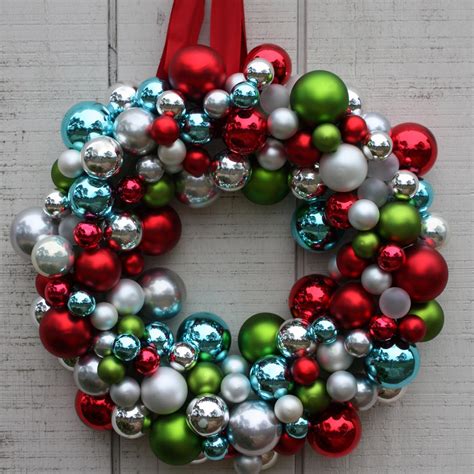 Christmas Ornament Wreath 23 Diy Holiday Decor Ideas To Deck The