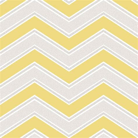 Chevron Geometric Wallpaper Yellow White Wallpaper From