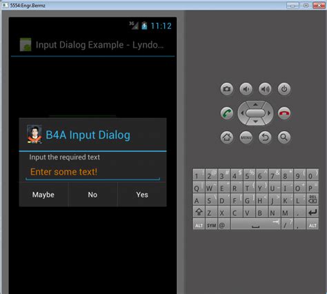 Android Input Dialog Tutorial Using Basic4android Sourcecodester
