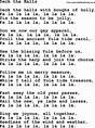Deck The Halls, by The Byrds - lyrics with pdf