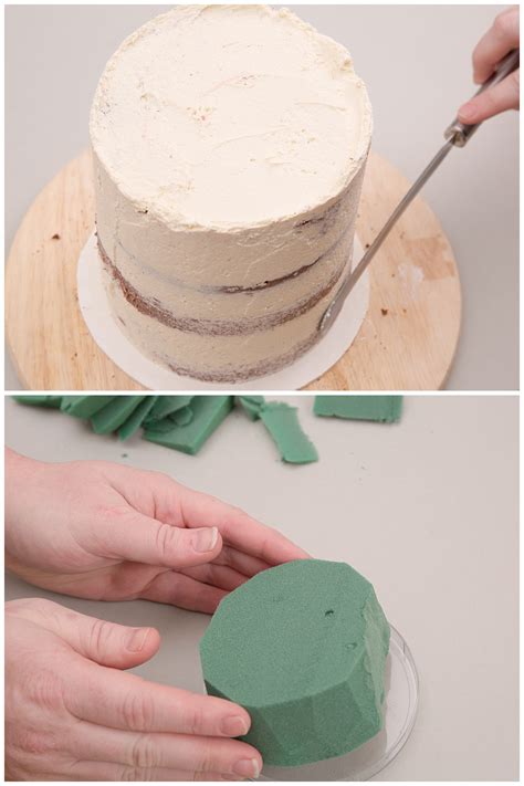 Bleibt es beim herausziehen sauber, ist der kuchen fertig, sonst noch einige minuten weiter backen. Hochzeitstorte selber backen: Naked Cake mit Eukalyptus ...