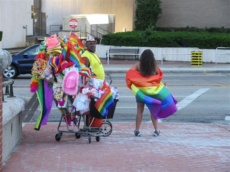 The Rainbow Lgbt Pride Flag Street Vendor At Rhode Island Pride Pridefest In The Capital City