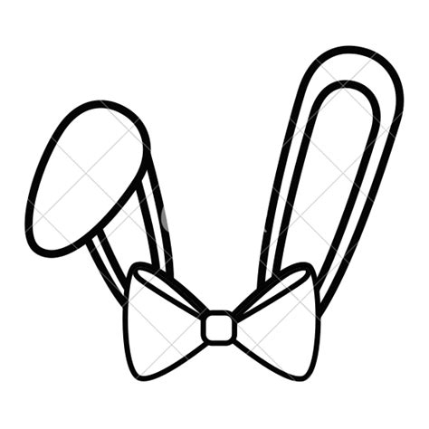 Then it curves back down to the right and in toward the head again. Bunny Ears Drawing at GetDrawings | Free download