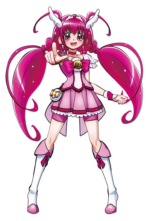 Glitter Force Characters Glitter Lucky Boca Anime Smile Pretty Cure