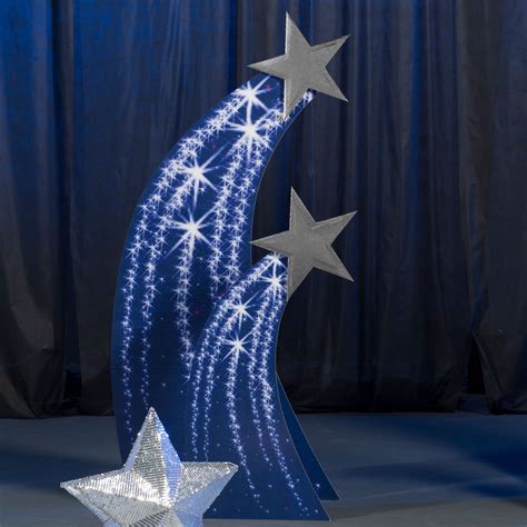 Shooting Star Standee Set Shindigz In 2021 Star Theme Party Starry