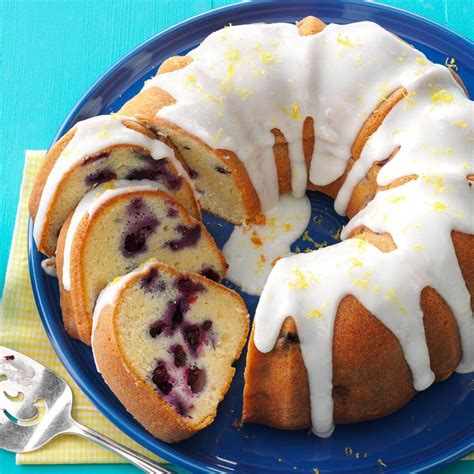 Lemon Blueberry Pound Cake Recipe Taste Of Home