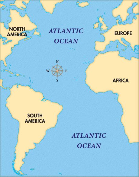 Oceans Around The World Atlantic Ocean Ecostinger