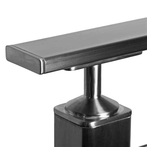 Flat Rectangular Stainless Steel End Cap For Toprailhandrail Cable