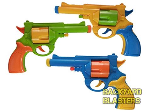 Outdoor Play Area Backyard Blasters 45 Acp Revolver Rubber Bullet Toy