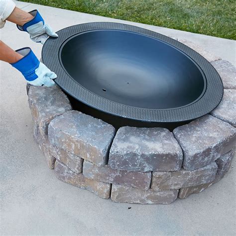 Below you'll find what you need to build a cover for a 46 1/2″ round fire pit. Lowes Fire Pit Bricks