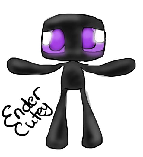 Drawing For Endercutey By Ask Enderman On Deviantart Minecraft