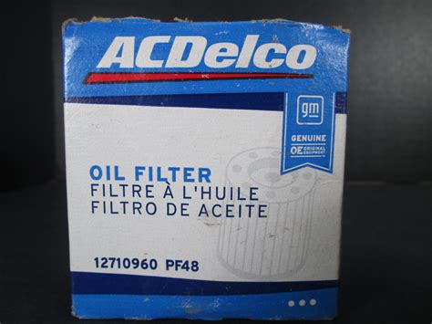 New Nos Genuine Gm General Motors Acdelco Oil Filter Part Number