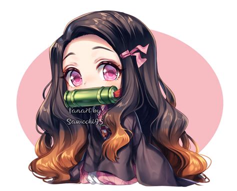 Chibi Nezuko By Sasucchi95 On Deviantart