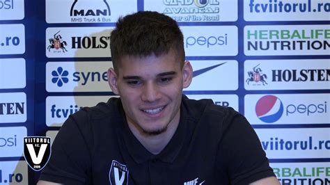 Ianis hagi, enigmatic despre plecarea sa de la viitorul. Conferință De Presă | Ianis Hagi și Bogdan Țîru | înainte ...