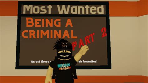 Jailbreak Being A Criminal Roblox Youtube