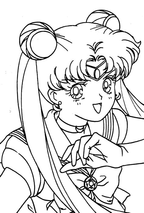 Sailor Moon Coloring Book Xeelha Colorear Anime Libro De Colores