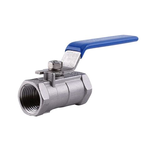 Stainless Steel Ball Valve 12 Inch Threaded 1pc Ss 304 Bspt Female Thread Water Pipe Ball