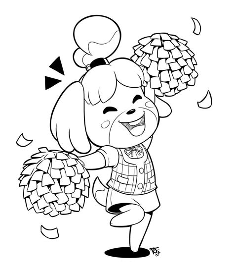 I hope that you're having a wonderful day. Animal Crossing Coloring Pages