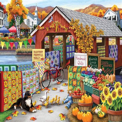 Hometown In Autumn Jigsaw Puzzles 1000 Pieces For Adults