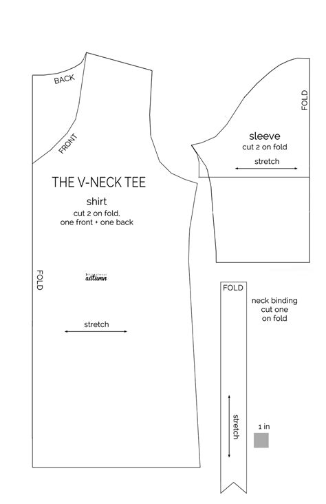 How To Draft A V Neck Pattern Shajara