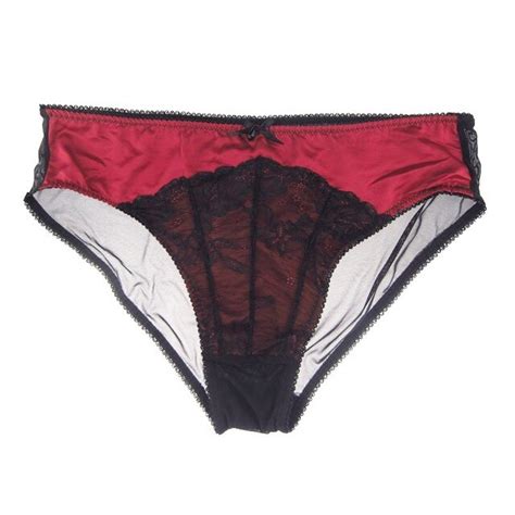 Mierside Red Black Lace Sexy Underwear Women Panties Breathable Size