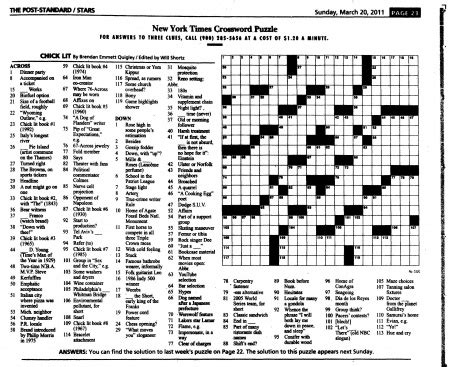 We did not find results for: Saturday crossword new york times Will Shortz ...