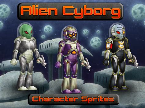 Alien Cyborg 2d Sprites By 2d Game Assets On Dribbble