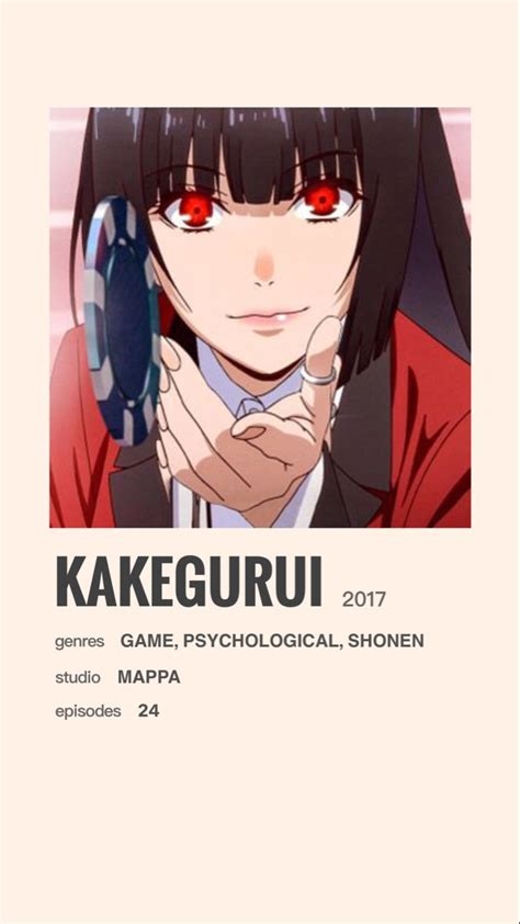 Kakegurui Anime Poster By Lala In 2021 Anime Poster Poster Board