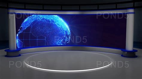 News Tv Studio Set 319 Virtual Green Screen Background Loop Artofit