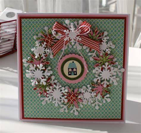 Sizzix Winter Moments Collection Cards Handmade Snowflake Cards