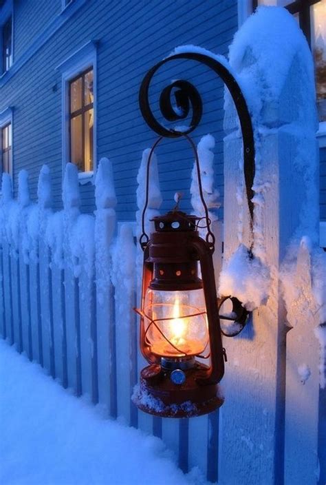 22 How To Make Winter Lanterns For Your Outdoor Decoration Outdoor