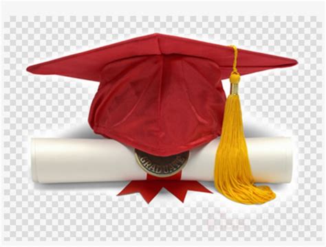 Download Maroon Graduation Cap Diploma 3d Clipart Square Maroon