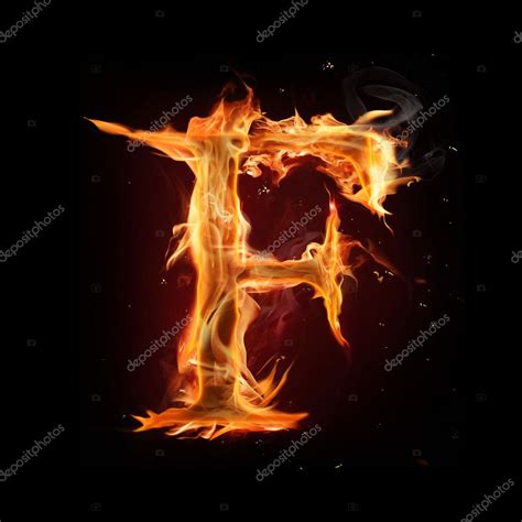 Fire Alphabet — Stock Photo © Kesu01 7200588