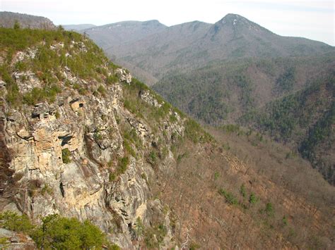 View from lunch spot along the Rock Jock Trail in the Linville Gorge