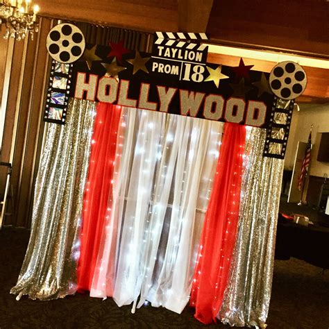 Back Drop Hollywood Hollywood Theme Party Decorations Hollywood