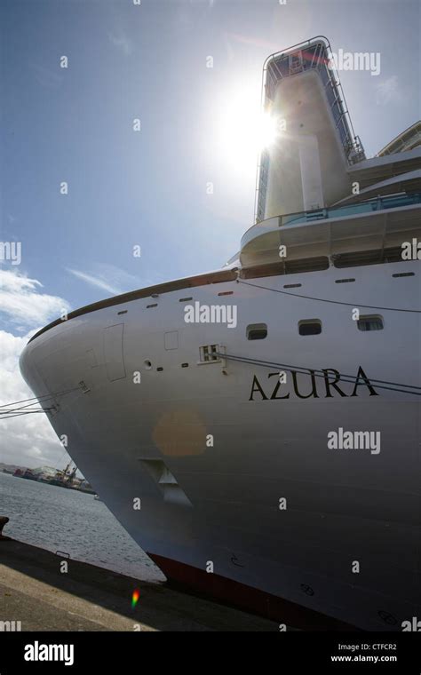 Pando Cruises Ms Azura Passenger Cruise Ship Stock Photo Alamy