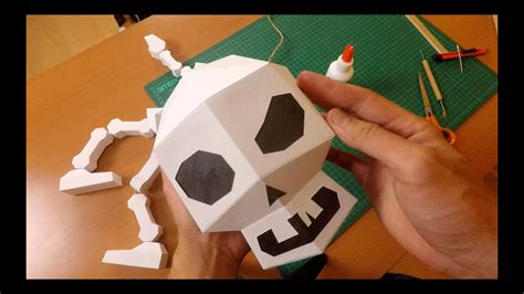 Halloween Papercraft Squelette Construis Ton Squelette En Papier