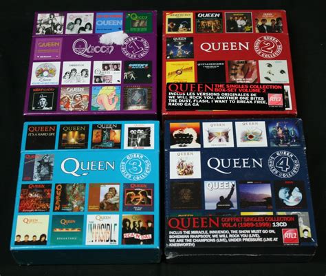 Queen The Singles Collection Box Sets To Include Volumes 1 4 All Still Factory Sealed Catalogu