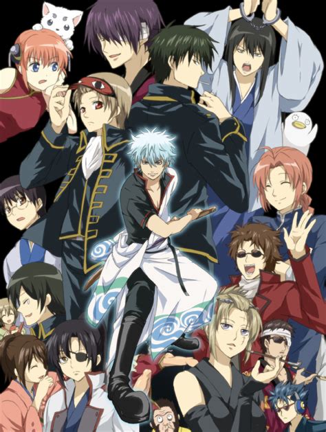 Maruki Punchiki Elizabeth Gintama Hasegawa Taizou Hijikata Toushirou Kagura Gintama