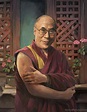 14th XIV Dalái Lama Tenzin Gyatso Portrait - God Pictures