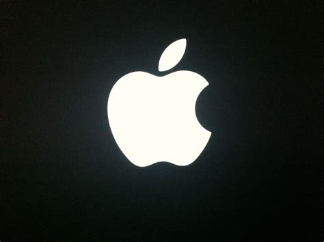 Glowing Apple Logo Sticker Rstike