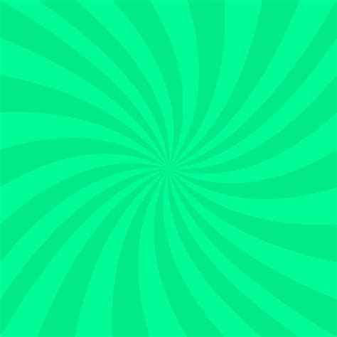 Green Abstract Spiral Background Vector Design From Spinning Rays
