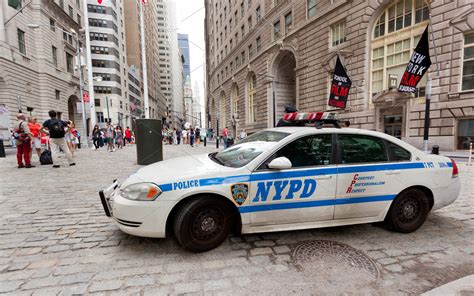 Nypd Car In Manhattan Nyc High Quality Stock Photos ~ Creative Market