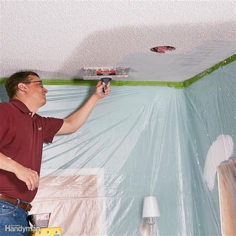It comes with a great advantage of hiding anything wrong with the ceiling. 11 Tips on How to Remove a Popcorn Ceiling Faster and ...