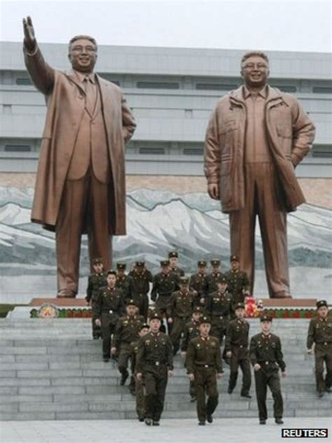 North Korea Marks Birthday Of Kim Il Sung Bbc News